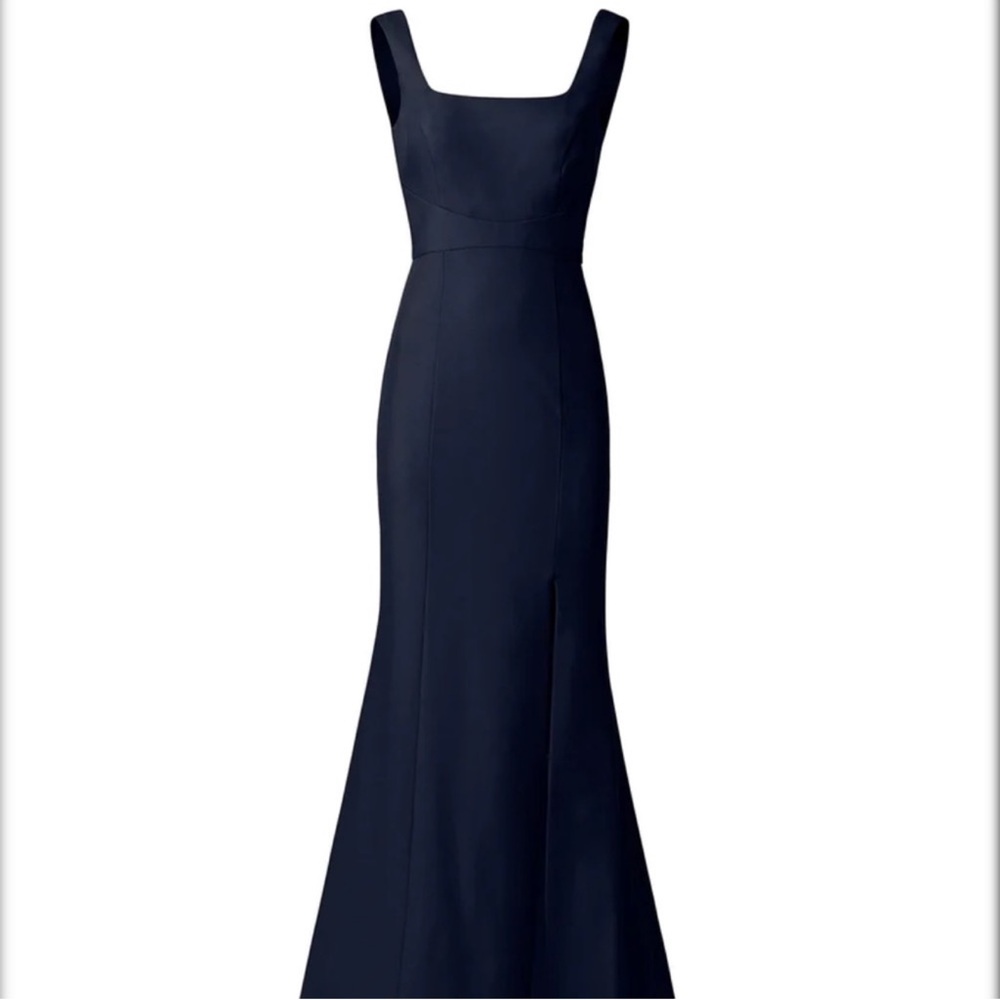 Amsale Bridesmaid Dress - James - Crepe - Navy SIZE FITS 12 *WORN ONCE*